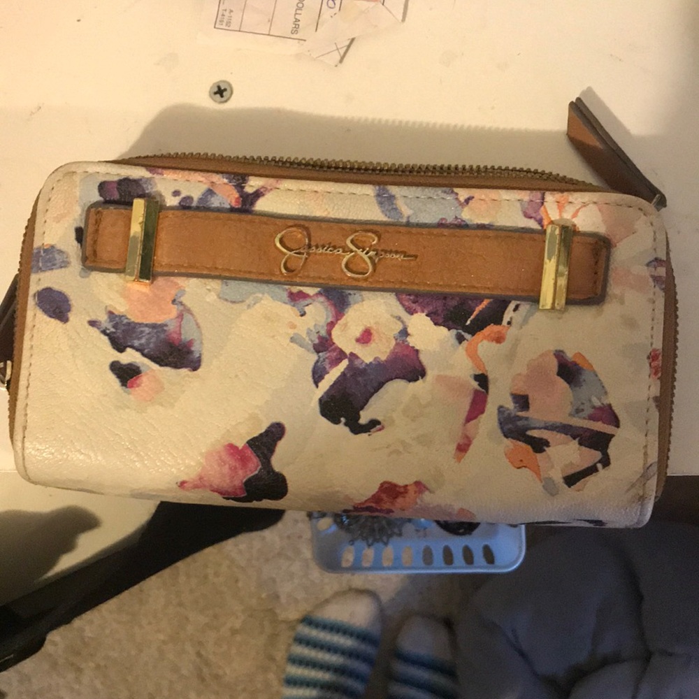 Floral wallet